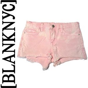 BLANK NYC Pink Denim Cutoff Shorts